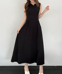 junoah（ジュノア）の「キーネックノースリーブワンピース（ワンピース）」