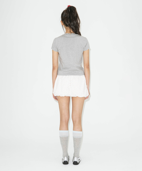 LOTSYOU(ロッツユー)の「lotsyou_Only You Tee Melange Gray(Tシャツ/カットソー・レディース・その他・SMALL/MEDIUM)」の5枚目の写真