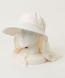 Lace Ladies（レースレディース）の「フェイスカバー付き つば広 UVバゲット ハット（ハット）」
