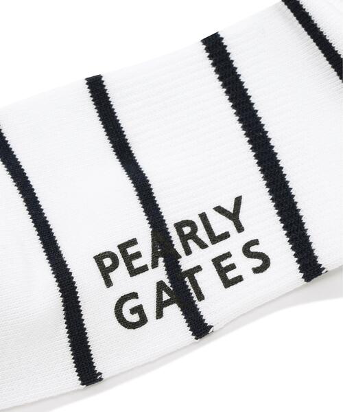 PEARLY GATES(パーリーゲイツ)の「【PEARLY GATES】MIXボーダーミドルSOX(ソックス/靴下・メンズ・ダークインディゴブルー/ホワイト系その他・FREE)」の6枚目の写真