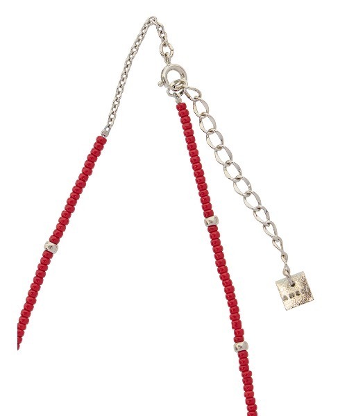Ameri(アメリ)の「HEART CHARM SHORT NECKLACE(ネックレス・レディース・レッド/ブラック・FREE)」の8枚目の写真