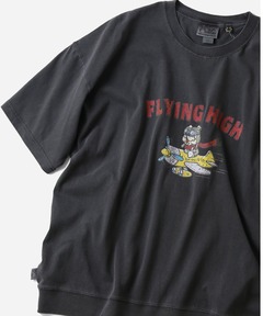 6.2oz ピグメントFLYING HIGH ビッグTEE