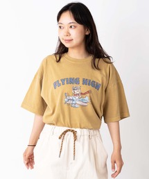 6.2oz ピグメントFLYING HIGH ビッグTEE