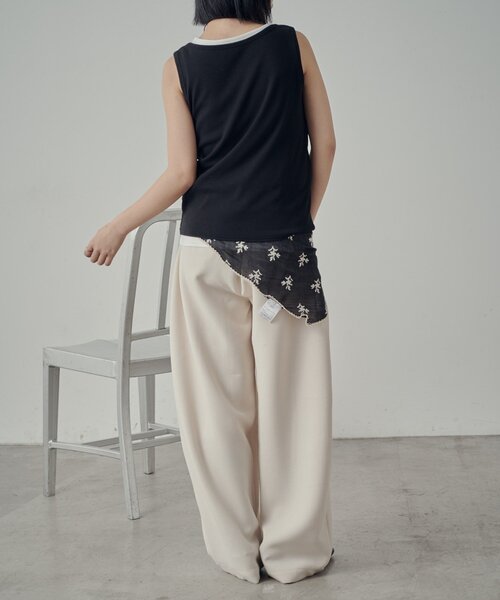 goocy(グーシー)の「【2セットアイテム】ヘンリータンク+ベーシックタンク(キャミソール・レディース・ネイビー/ブラック/グレー/レッド・FREE)」の8枚目の写真