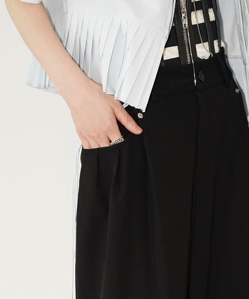 chuclla(チュクラ)の「タックデザインワイドパンツ chw26s217(その他パンツ・レディース・ブラック・L/M/S)」の5枚目の写真