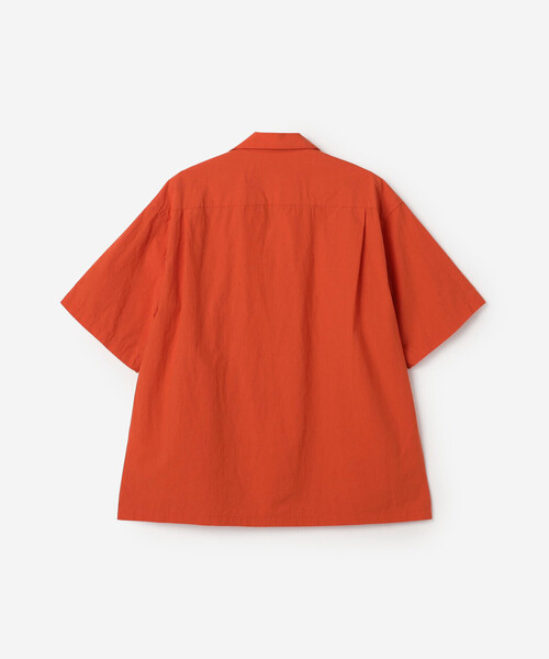 GYMPHLEX（ジムフレックス）の「Gymphlex | コットンタイプライター 半袖オープンカラーシャツ MEN（シャツ/ブラウス・メンズ・チャコール/レッド/アイボリー・XL/M/L）」の5枚目の写真