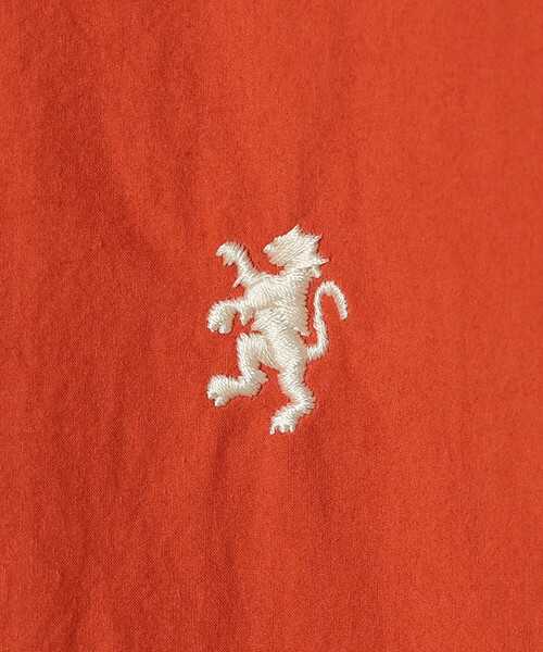 GYMPHLEX（ジムフレックス）の「Gymphlex | コットンタイプライター 半袖オープンカラーシャツ MEN（シャツ/ブラウス・メンズ・チャコール/レッド/アイボリー・XL/M/L）」の9枚目の写真