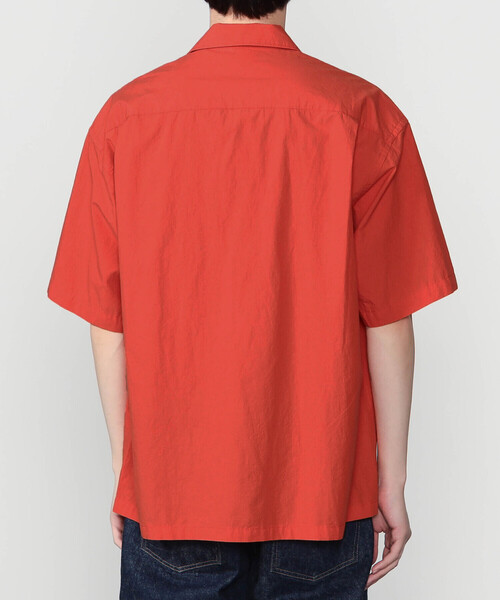 GYMPHLEX（ジムフレックス）の「Gymphlex | コットンタイプライター 半袖オープンカラーシャツ MEN（シャツ/ブラウス・メンズ・チャコール/レッド/アイボリー・XL/M/L）」の13枚目の写真