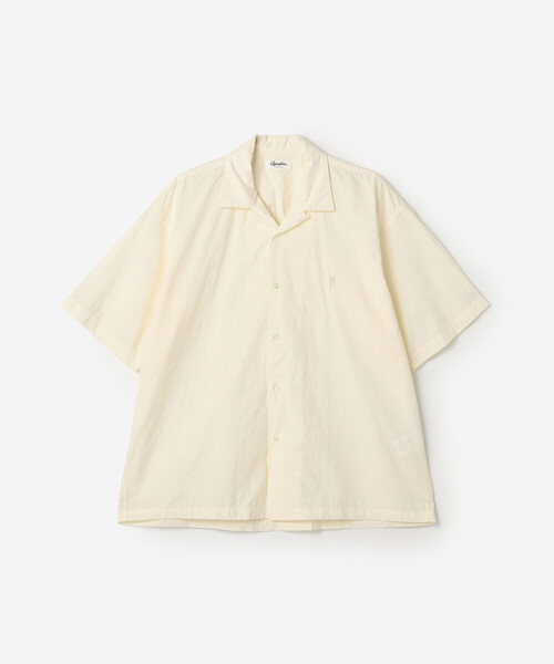 GYMPHLEX（ジムフレックス）の「Gymphlex | コットンタイプライター 半袖オープンカラーシャツ MEN（シャツ/ブラウス・メンズ・チャコール/レッド/アイボリー・XL/M/L）」の20枚目の写真