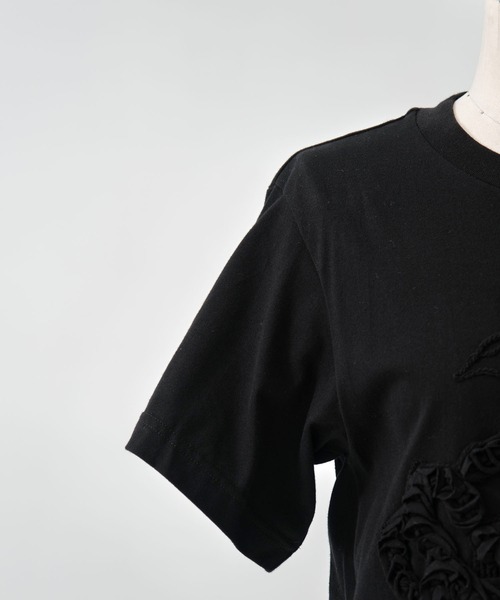 TAAKK(ターク)の「【TAAKK/ターク】T-Shirt/Tシャツ/ウォッシャブル(Tシャツ/カットソー・レディース・ブラック・0)」の4枚目の写真