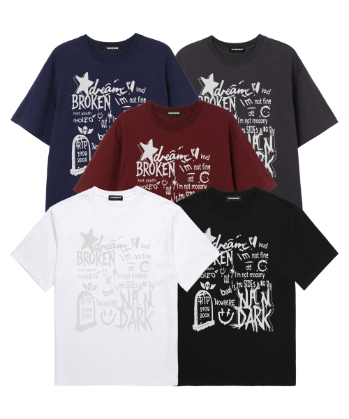 VANNWORKS(バンワークス)の「BROKEN STAR 半袖Tシャツ (VS0224) ホワイト(Tシャツ/カットソー・メンズ・その他・SMALL/MEDIUM/LARGE/X-LARGE/XX-LARGE)」の4枚目の写真