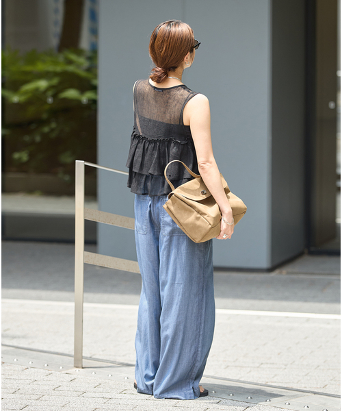 JOURNAL STANDARD(ジャーナルスタンダード)の「2.3OZデニムパンツ(デニムパンツ・レディース・ブルー系その他・FREE)」の3枚目の写真