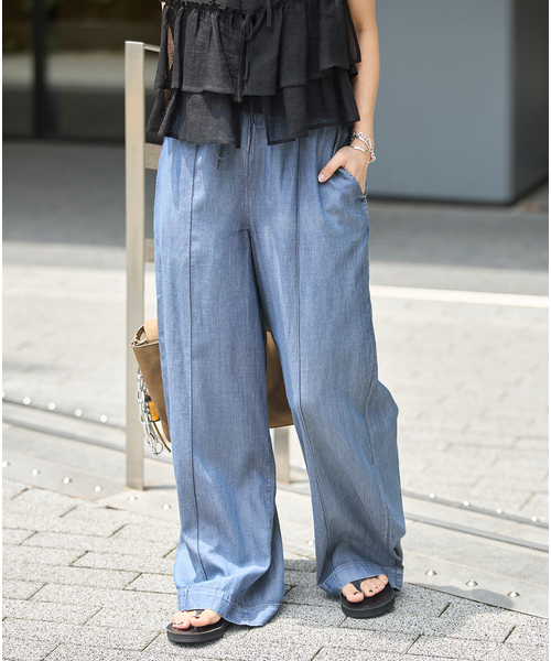 JOURNAL STANDARD(ジャーナルスタンダード)の「2.3OZデニムパンツ(デニムパンツ・レディース・ブルー系その他・FREE)」の6枚目の写真