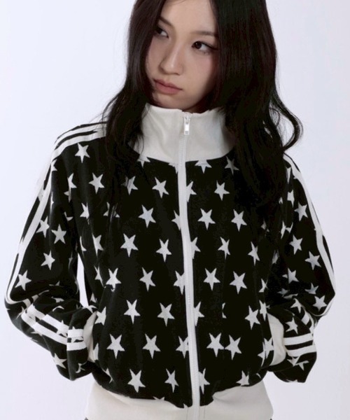 セール】【runningHIGH】STAR JACQUARD ZIP UP JACKET / 【ランニング