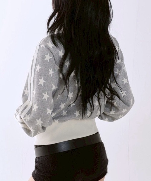 runningHIGH(ランニングハイ)の「【runningHIGH】STAR JACQUARD ZIP UP JACKET / 【ランニングハイ】スタージャガードジップアップジャケット(ジャージ・レディース・ブラック/グレー・ONE SIZE)」の17枚目の写真