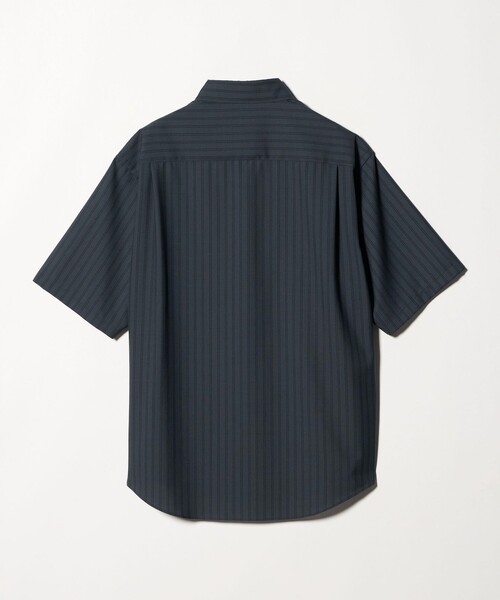 BEAUTY&YOUTH UNITED ARROWS(ビューティーアンドユースユナイテッドアローズ)の「尾州 ストライプ レギュラー ショートスリーブ シャツ GRANDE TAPERD型 ウォッシャブル MADE IN JAPAN(シャツ/ブラウス・メンズ・ダークグレー/ホワイト・L/S/XL/M)」の6枚目の写真