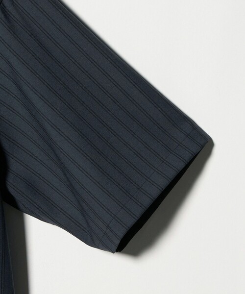 BEAUTY&YOUTH UNITED ARROWS(ビューティーアンドユースユナイテッドアローズ)の「尾州 ストライプ レギュラー ショートスリーブ シャツ GRANDE TAPERD型 ウォッシャブル MADE IN JAPAN(シャツ/ブラウス・メンズ・ダークグレー/ホワイト・L/S/XL/M)」の8枚目の写真