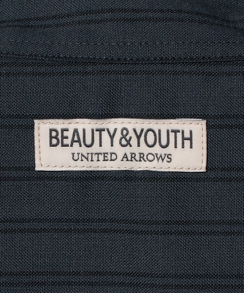 BEAUTY&YOUTH UNITED ARROWS(ビューティーアンドユースユナイテッドアローズ)の「尾州 ストライプ レギュラー ショートスリーブ シャツ GRANDE TAPERD型 ウォッシャブル MADE IN JAPAN(シャツ/ブラウス・メンズ・ダークグレー/ホワイト・L/S/XL/M)」の14枚目の写真