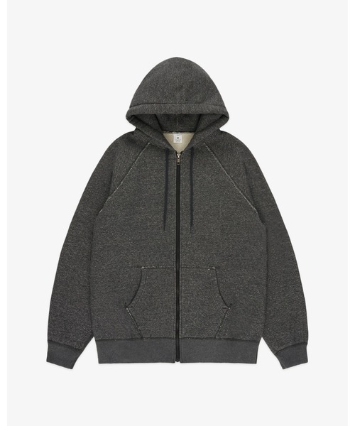 FRONT 11201(フロントワンワントゥーオーワン)の「Black Full Zip Hoodie/ Made in Japan(パーカー・メンズ・ブラック・M/S)」の1枚目の写真