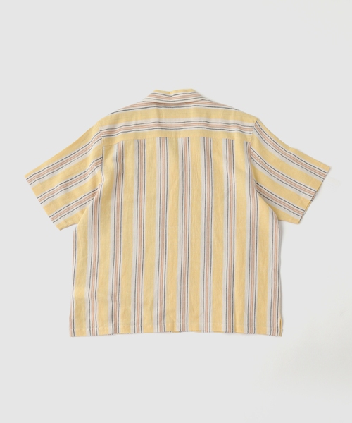 mii(ミー)の「mii (ミイ) HAND WOVEN STRIPE SHIRT(シャツ/ブラウス・メンズ・イエロー・MEDIUM)」の2枚目の写真