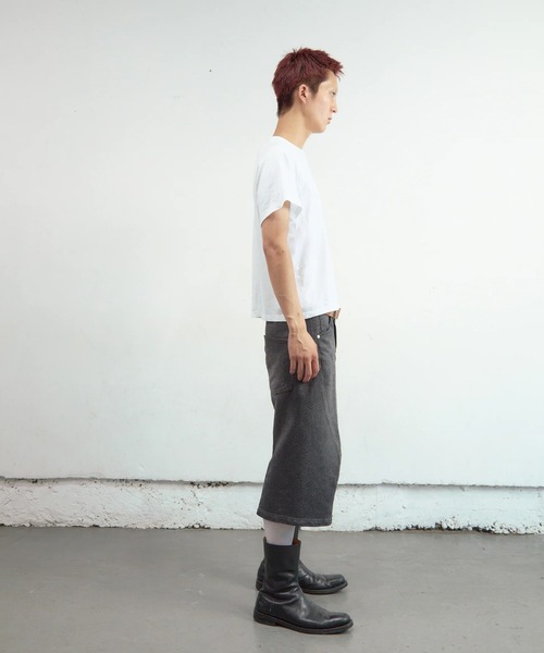 パンツ NVRFRGT GLITTER TWILL 3D TWISTED JORTS GLITTER TWILL 3D TWISTED JORTS（デニムパンツ）｜NVRFRGT（ネヴァー
