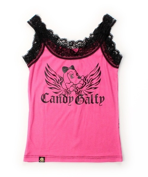 GALFY(ガルフィー)の「【GALFY】小悪魔レースタンク / 【ガルフィー】グラフィックレースタンクトップ(タンクトップ・レディース・ライトグリーン/ブラック/ピンク・ONE SIZE)」の22枚目の写真