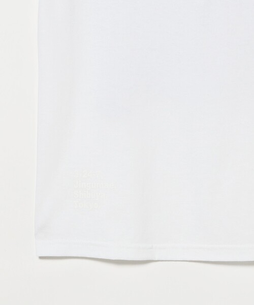 TOKYO CULTUART by BEAMS(トウキョウカルチャートバイビームス)の「森山大道 / BEAMS(外観) T-Shirt(Tシャツ/カットソー・レディース・ホワイト/ブラック・SMALL/LARGE/X-LARGE/MEDIUM)」の10枚目の写真