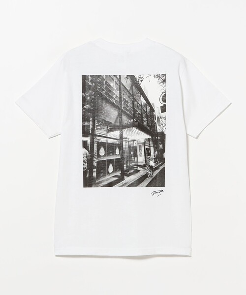 TOKYO CULTUART by BEAMS(トウキョウカルチャートバイビームス)の「森山大道 / BEAMS(外観) T-Shirt(Tシャツ/カットソー・レディース・ホワイト/ブラック・SMALL/LARGE/X-LARGE/MEDIUM)」の9枚目の写真