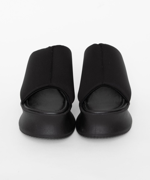 WEGO(ウィゴー)の「WEGO/【26年春夏新作】パテッド厚底サンダル(サンダル・レディース・ブラック・SMALL/LARGE/MEDIUM)」の12枚目の写真