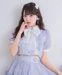 ROJITA（ロジータ）の「【セットアップ対応】ボウタイリボンショートブラウス（シャツ/ブラウス）」