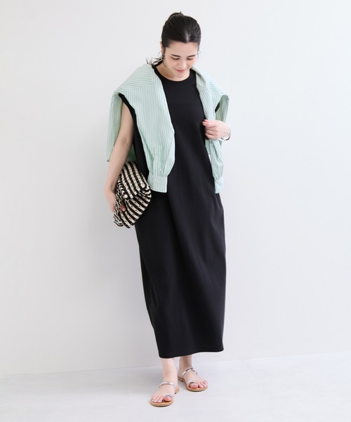 le cercle ADAM ET ROPE'(ルセルクルアダムエロペ)の「ノースリーブカットワンピース(ワンピース・レディース・ベージュ/ブラック/カーキ・FREE)」の4枚目の写真