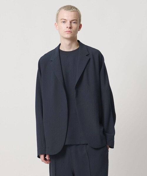 UNITED ARROWS & SONS by DAISUKE OBANA(ユナイテッドアローズアンドサンズバイダイスケオバナ)の「<D.O UNITED ARROWS BY DAISUKE OBANA>Ⅰ COL D/SL JACKET 26AW/ジャケット(テーラードジャケット・メンズ・ダークブラウン/ネイビー/ダークグレー・XL/L/M/S)」の3枚目の写真