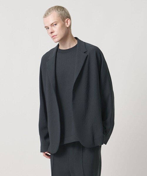 UNITED ARROWS & SONS by DAISUKE OBANA(ユナイテッドアローズアンドサンズバイダイスケオバナ)の「<D.O UNITED ARROWS BY DAISUKE OBANA>Ⅰ COL D/SL JACKET 26AW/ジャケット(テーラードジャケット・メンズ・ダークブラウン/ネイビー/ダークグレー・XL/L/M/S)」の1枚目の写真