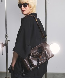 MAISON SPECIAL（メゾンスペシャル）の「《UNISEX》【THEATRE PRODUCTS】Collaboration Multiway Vegan Leather Baguette Bag/シアタープロダクツコラボレーションマルチウェイヴィーガンレザーバゲットバッグ【MAISON SPECIAL/メゾンスペシャル】（ショルダーバッグ）」