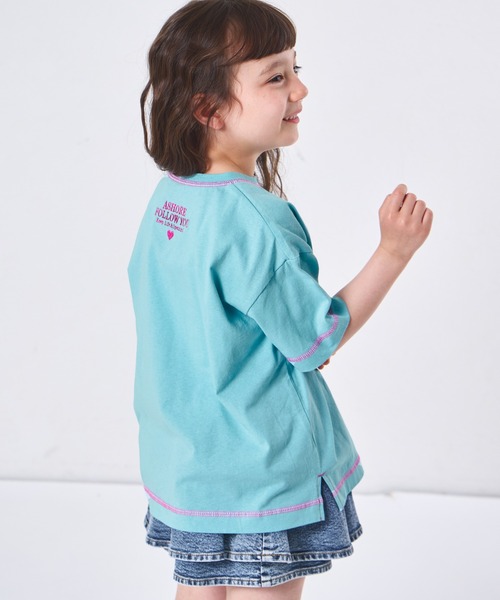 セール】【綿100%】ユニセックス 配色ステッチ刺繍 半袖Tシャツ(T セール】【綿100%】ユニセックス 配色ステッチ刺繍 半袖Tシャツ(T