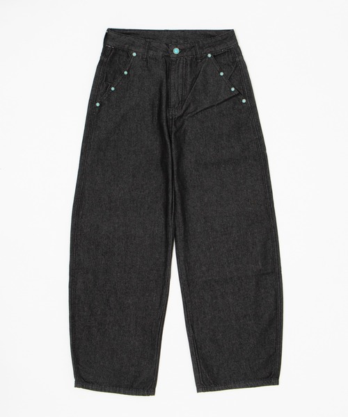 Figments(フィグメンツ)の「ウエスタントラウザー(デニムパンツ・レディース・ブラック・LARGE/MEDIUM/SMALL)」の6枚目の写真