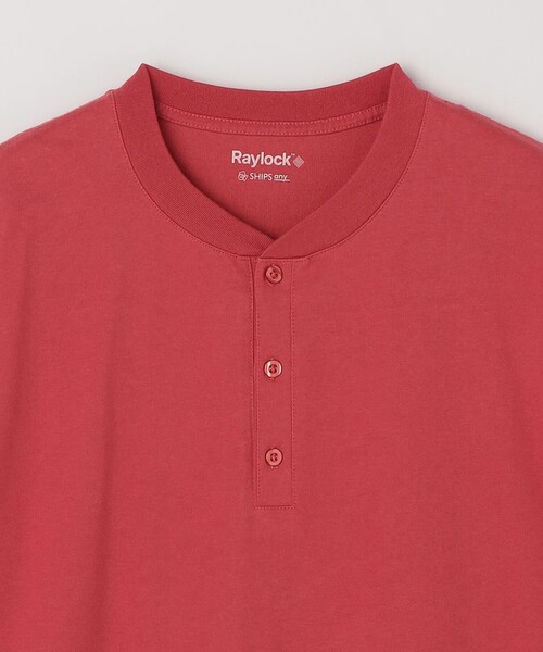 SHIPS any(シップス エニィ)の「SHIPS any:〈接触冷感/吸水速乾/UVカット/遮熱〉Raylock ヘンリーネック Tシャツ◇(Tシャツ/カットソー・メンズ・チャコールグレー/グリーン/レッド/ネイビー/マスタード・MEDIUM/LARGE)」の14枚目の写真