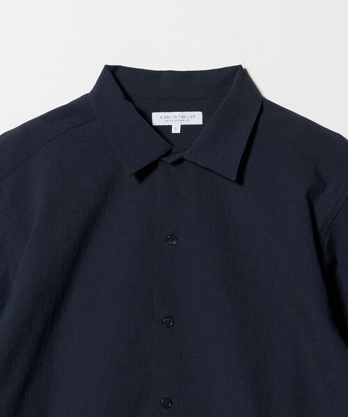 A DAY IN THE LIFE UNITED ARROWS(アデイインザライフユナイテッドアローズ)の「Dot Air® ドライ リラックス レギュラーカラー シャツ<A DAY IN THE LIFE>(シャツ/ブラウス・メンズ・ブラック/ネイビー/ベージュ・L/M)」の5枚目の写真