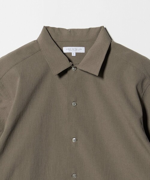 A DAY IN THE LIFE UNITED ARROWS(アデイインザライフユナイテッドアローズ)の「Dot Air® ドライ リラックス レギュラーカラー シャツ<A DAY IN THE LIFE>(シャツ/ブラウス・メンズ・ブラック/ネイビー/ベージュ・L/M)」の12枚目の写真