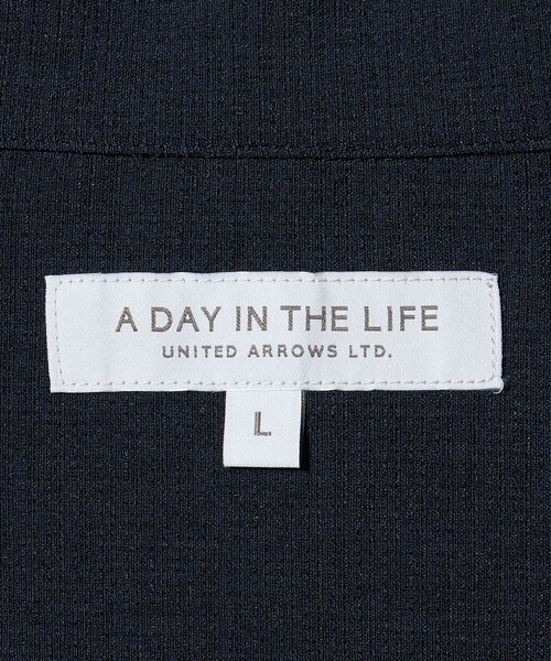A DAY IN THE LIFE UNITED ARROWS(アデイインザライフユナイテッドアローズ)の「Dot Air® ドライ リラックス レギュラーカラー シャツ<A DAY IN THE LIFE>(シャツ/ブラウス・メンズ・ブラック/ネイビー/ベージュ・L/M)」の14枚目の写真