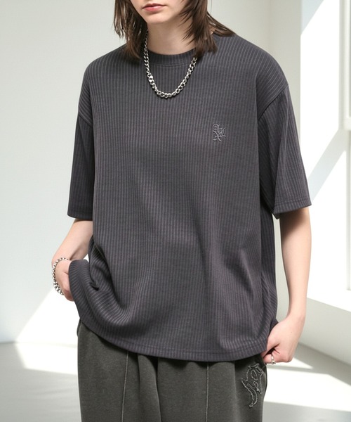 Alfred Alex Refined Rib Regular Fit Tee — трикотажная футболка regular fit