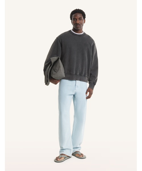 Maison Kitsune（メゾンキツネ）の「MAISON KITSUNE GALLERY FADED RELAXED SWEATSHIRT（スウェット・メンズ・ブラック×グレー・S/L/M）」の5枚目の写真