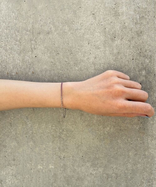 and cloud(アンドクラウド)の「Colored Bracelet S(ブレスレット・レディース・グリーン/ピンク/レッド/イエロー/オレンジ/パープル/ブルー・FREE)」の21枚目の写真