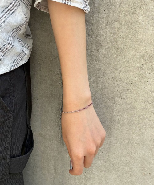 and cloud(アンドクラウド)の「Colored Bracelet S(ブレスレット・レディース・グリーン/ピンク/レッド/イエロー/オレンジ/パープル/ブルー・FREE)」の11枚目の写真