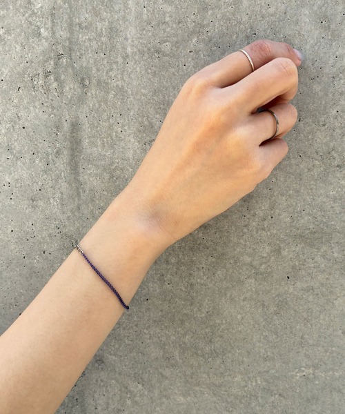 and cloud(アンドクラウド)の「Colored Bracelet S(ブレスレット・レディース・グリーン/ピンク/レッド/イエロー/オレンジ/パープル/ブルー・FREE)」の16枚目の写真