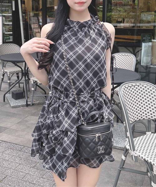 INGNI(イング)の「サッシュリボンアメスリミニワンピース(ワンピース・レディース・ホワイト系その他7/ブラック系/ホワイト系その他3・M)」の18枚目の写真