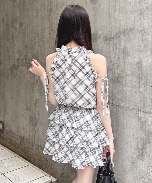 INGNI(イング)の「サッシュリボンアメスリミニワンピース(ワンピース・レディース・ホワイト系その他7/ブラック系/ホワイト系その他3・M)」の21枚目の写真