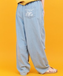 Orale! 接触冷感デニムバレルパンツ