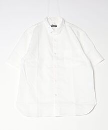 quadro | リネンコットンポリ平織BD半袖シャツ(シャツ/ブラウス)