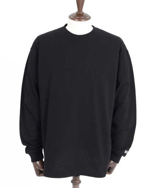 felkod(フィルコッド)の「mlt5733- Barcode Embroidery 9oz Drop Shoulder Long Sleeve Tee ロングスリーブTシャツ(F26A310)(Tシャツ/カットソー・メンズ・グレー/ホワイト×ピンク/ホワイト×ブラック/ブラック・M/L/XL)」の17枚目の写真